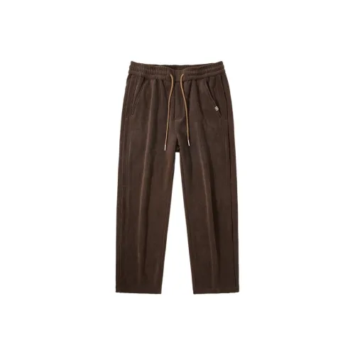 UKTK Кофе Мужские Повседневные Брюки