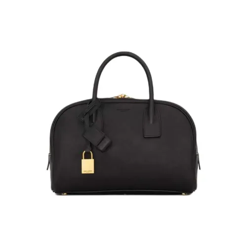 SAINT LAURENT SAC DE JOUR Сумка из коровьей кожи Boston Сумка на одно плечо Маленькая Женская Черная