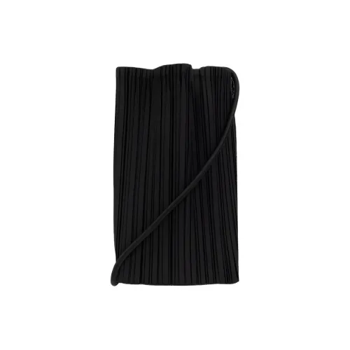 PLEATS PLEASE ISSEY MIYAKE Полиэстер Плечо Сумка Женская Черная