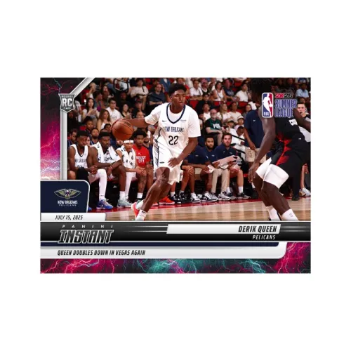 PANINI 2025 26 Баскетбол NBA INSTANT Дерек Куинн Лайтнинг Спортивные Карты 1 Упаковка