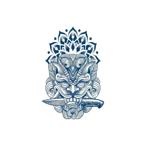 LIEJI Для помещений Вход Уровень Травяной Татуировочный Наклейка