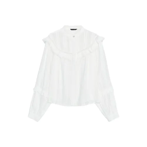 ZARA Белые Женские Рубашки