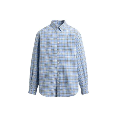 ZARA Blue Men's Shirts ZARA Синие Мужские Рубашки