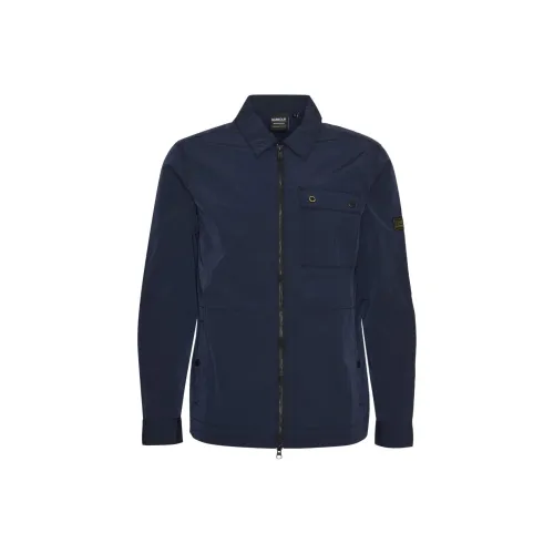 BARBOUR Темно-синие мужские куртки