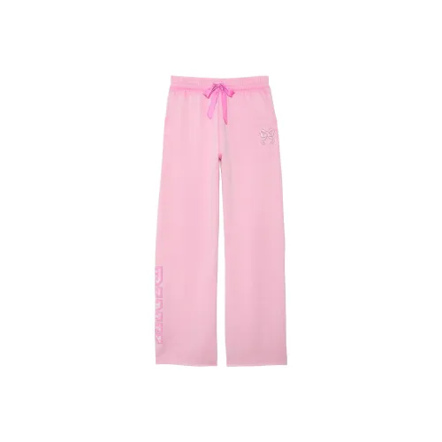 Victoria's Secret x LOVESHACKFANCY Розовые Вязаные Спортивные Штаны Женские