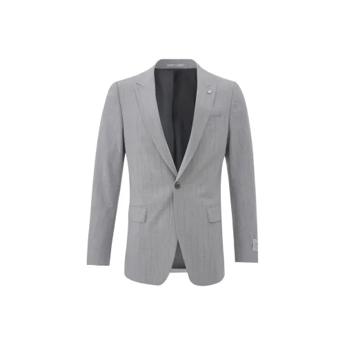 SUNDANCE Light Gray Men's Business Suits SUNDANCE Светло-серый Мужской Бизнес-костюм
