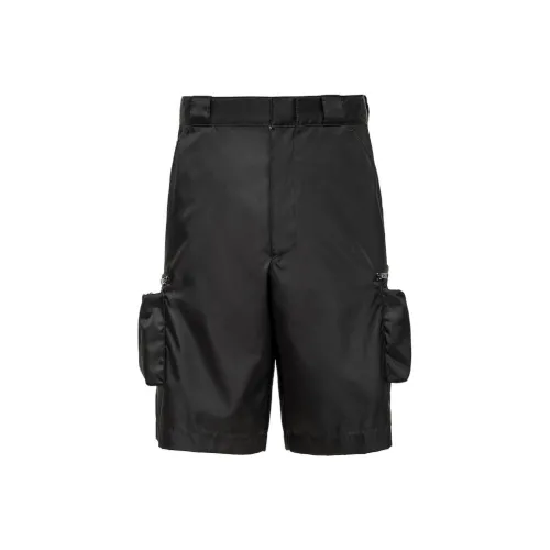 PRADA Повседневные шорты Мужские Черные