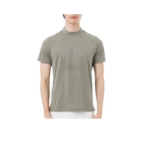 TITLEIST Хаки Зеленая Мужская Футболка