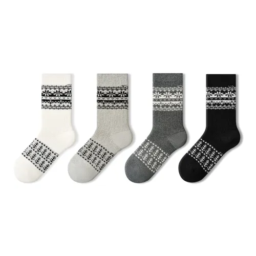 PRIMEET Носки Crew Женские упаковка из 4 пар