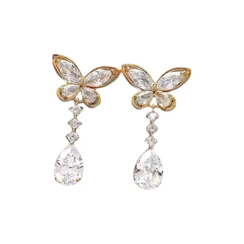 Tong Tong Rabbit Alloy Resin Stud Earrings Women's