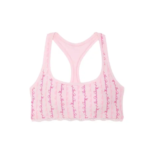 Victoria's Secret x LOVESHACKFANCY Розовый Бюстгальтер Женские