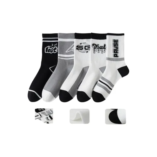 MIIOW Осенние и зимние носки Crew для мужчин