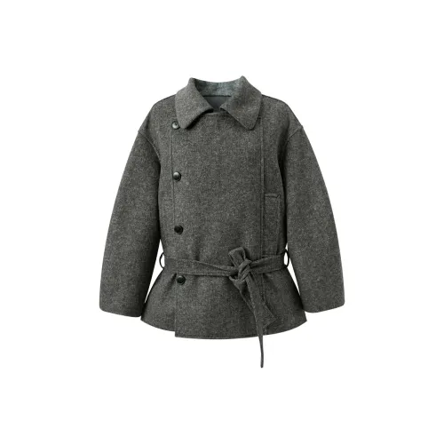 3COLOUR Тихий Серый Женский Пуховик