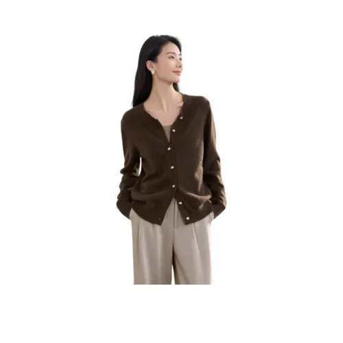 IHIMI Oak Coffee Women's Knitted