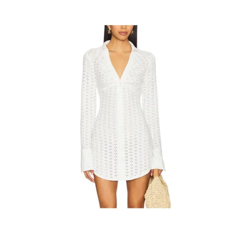 Камень Cold FO Длинный рукав Платье Женское