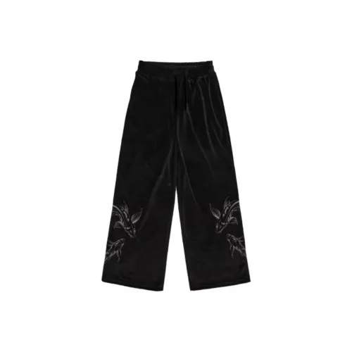 SCULPTOR Черные Женские Повседневные Штаны