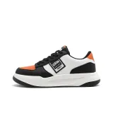 Черный/белый/оранжевый