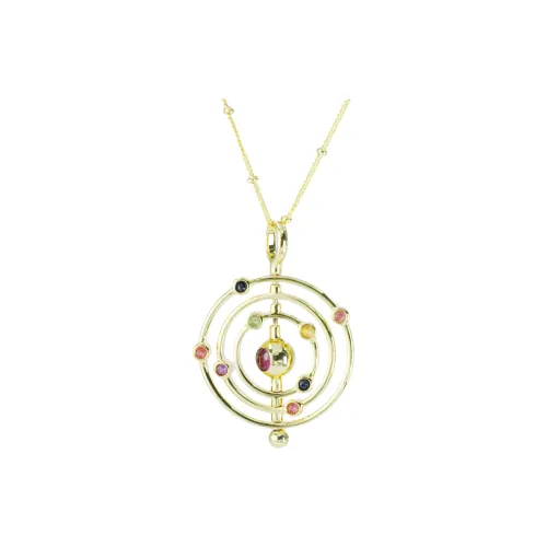 KRATTI Золото-покрытое медное ожерелье унисекс