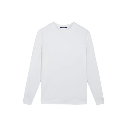 DAVID NAMAN Белый Мужской Свитшот