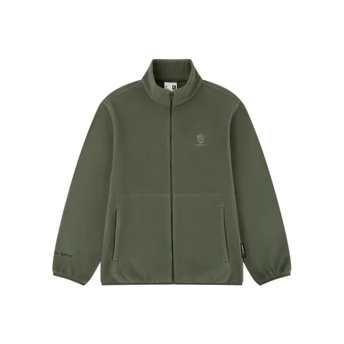 QIAODAN Вельвет Feel Пальто Мужской Лесной мох Коричневый Зеленый