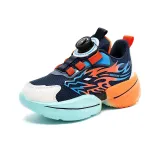 Темно-синий и оранжевый