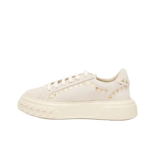 Casadei Nexus Divine Low Топ Скейтборд Кроссовки Женские Экрю