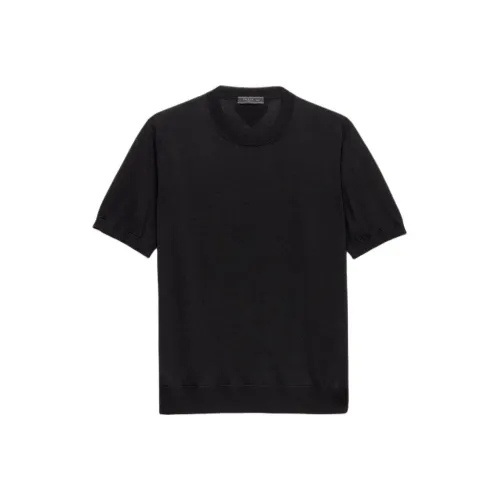 PRADA Мужские черные T-рубашки