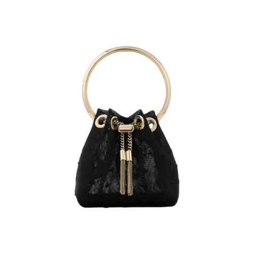 Jimmy Choo Сумка в форме сердца из сетки мини женская черная