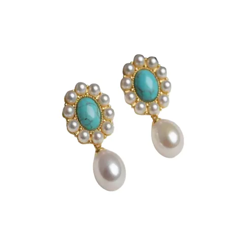 ZWU Серьги Бирюзовые Женские