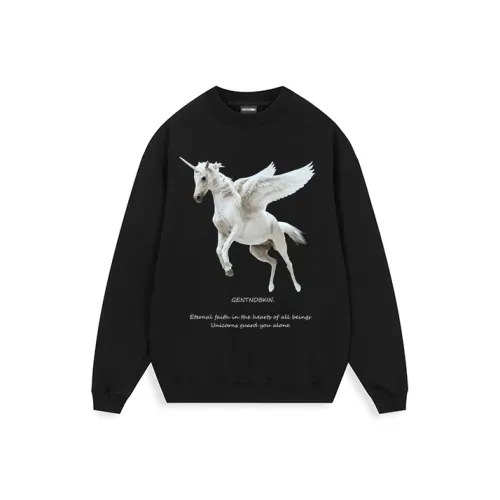 GENTNOBKIN Черный Унисекс Свитшоты