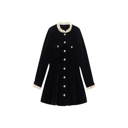 TSKIU Длинное платье с длинными рукавами женское