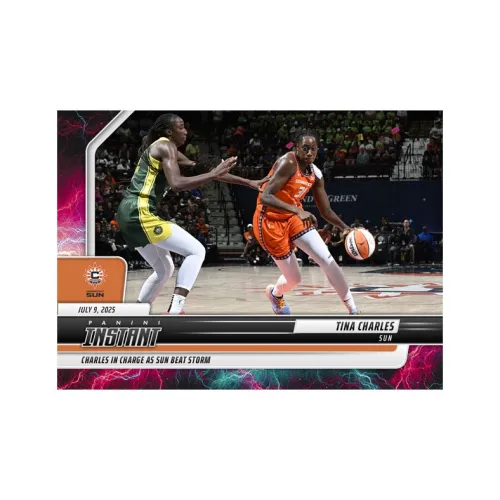 PANINI 2025 Баскетбол WNBA Instant Tina Charles Lightning Спортивные Карты 1 Упаковка