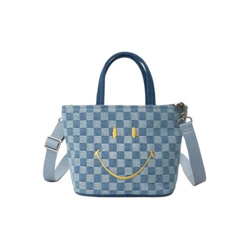 Lee ×SMILEY Коллаборация Ткань Сумка через плечо Сумка Обычный Унисекс Синий