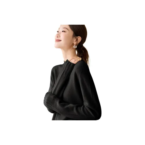 Mo Han Yi Mei Черные Женские Свитера