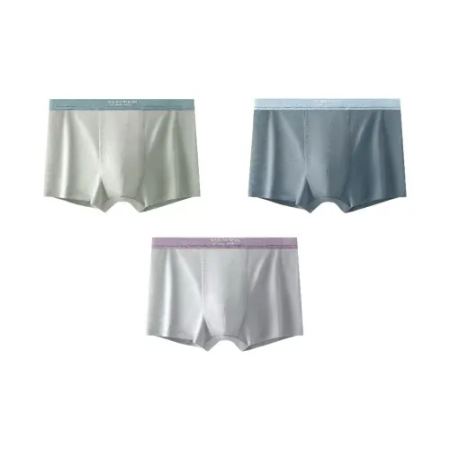 GOYN 3 пачки Камень Синий + Минерал Серый + Платина Синий Мужские комплекты нижнего белья