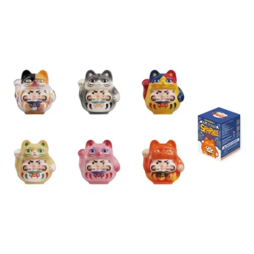 TOYZEROPLUS Сияющий Индивидуальный Котенок Слепые Коробки Один Mystery Коробка Полная Коробка 6 Упаковок