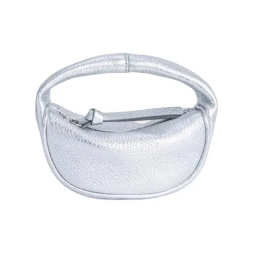 By Far Micro Cush Коровья кожа Клатч Мини Women's Silver