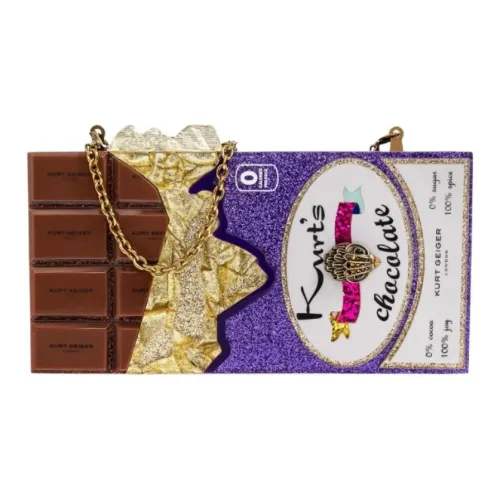 Kurt Geiger London Ткань Клатч Стандартный Женский Фиолетовый