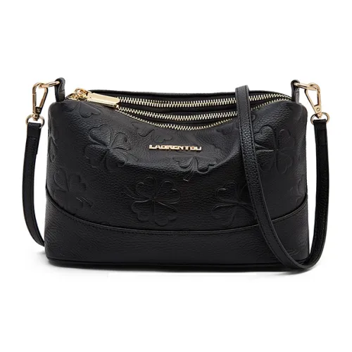 Old Man's Head Сумка через плечо из лососевой кожи женская черная