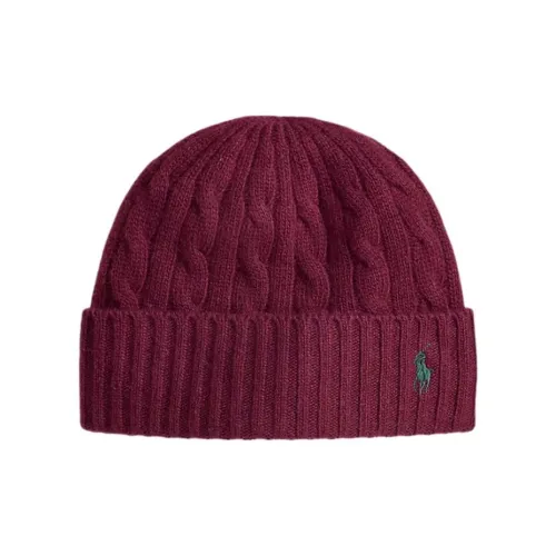 Polo Ralph Lauren Merino Wool Beanies Men's Red