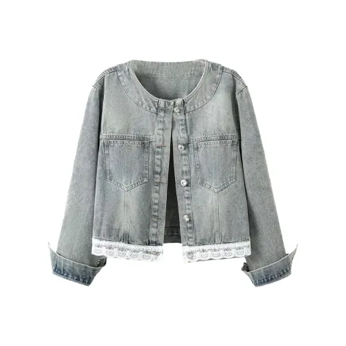 SYEEE WITH U Denim Jacket Women's