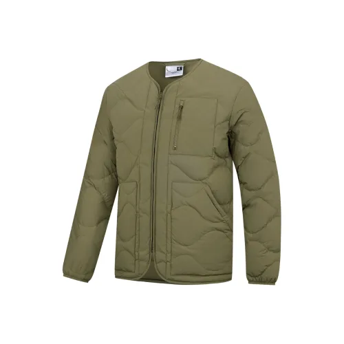 QIAODAN Монитор Зеленый Мужской Пуховик