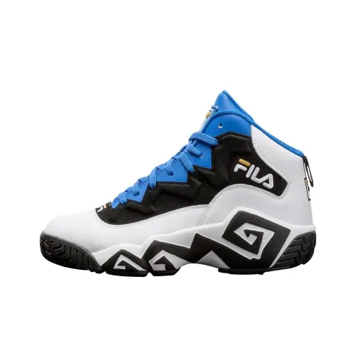 FILA MB Баскетбольные кроссовки Мужские Белый Черный Синий