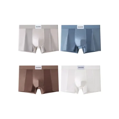 GOYN 4 пачки Бамбук Серый + Кружево Белый + Ночной Синий + Стекло Коричневый Мужской комплект нижнего белья