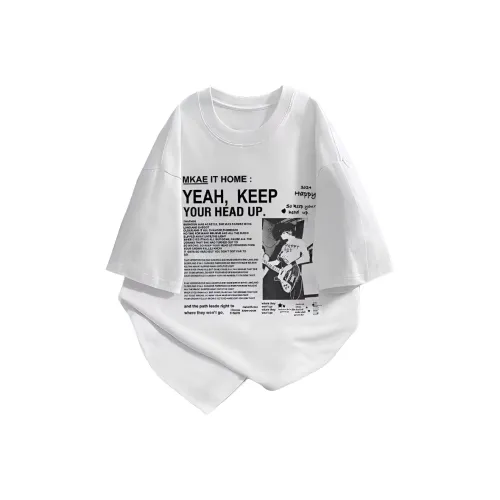 Wooden Rabbit Топ Короткий с короткими рукавами T-рубашки Унисекс