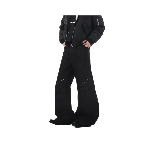 Pirkadat Черный Серый Цвет Унисекс Джинсы