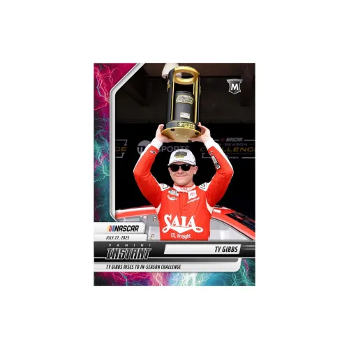 PANINI 2025 NASCAR Racing INSTANT Тай Гиббс Lightning Спортивные Карты 1 Упаковка