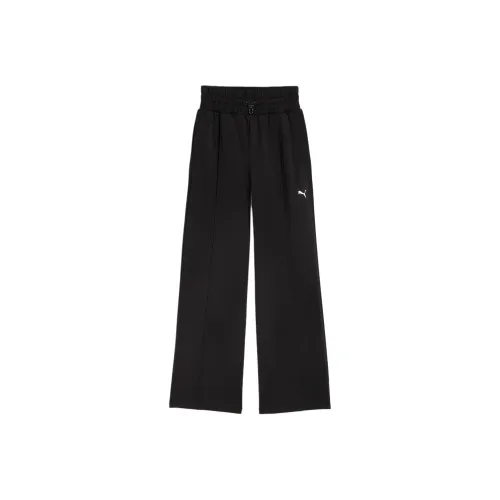 PUMA KNIT Черные Женские Спортивные Брюки