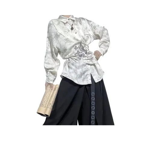 SNEIKLAU Ecru Unisex Рубашки