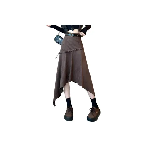 SNZX Женские Повседневные Длинные Юбки